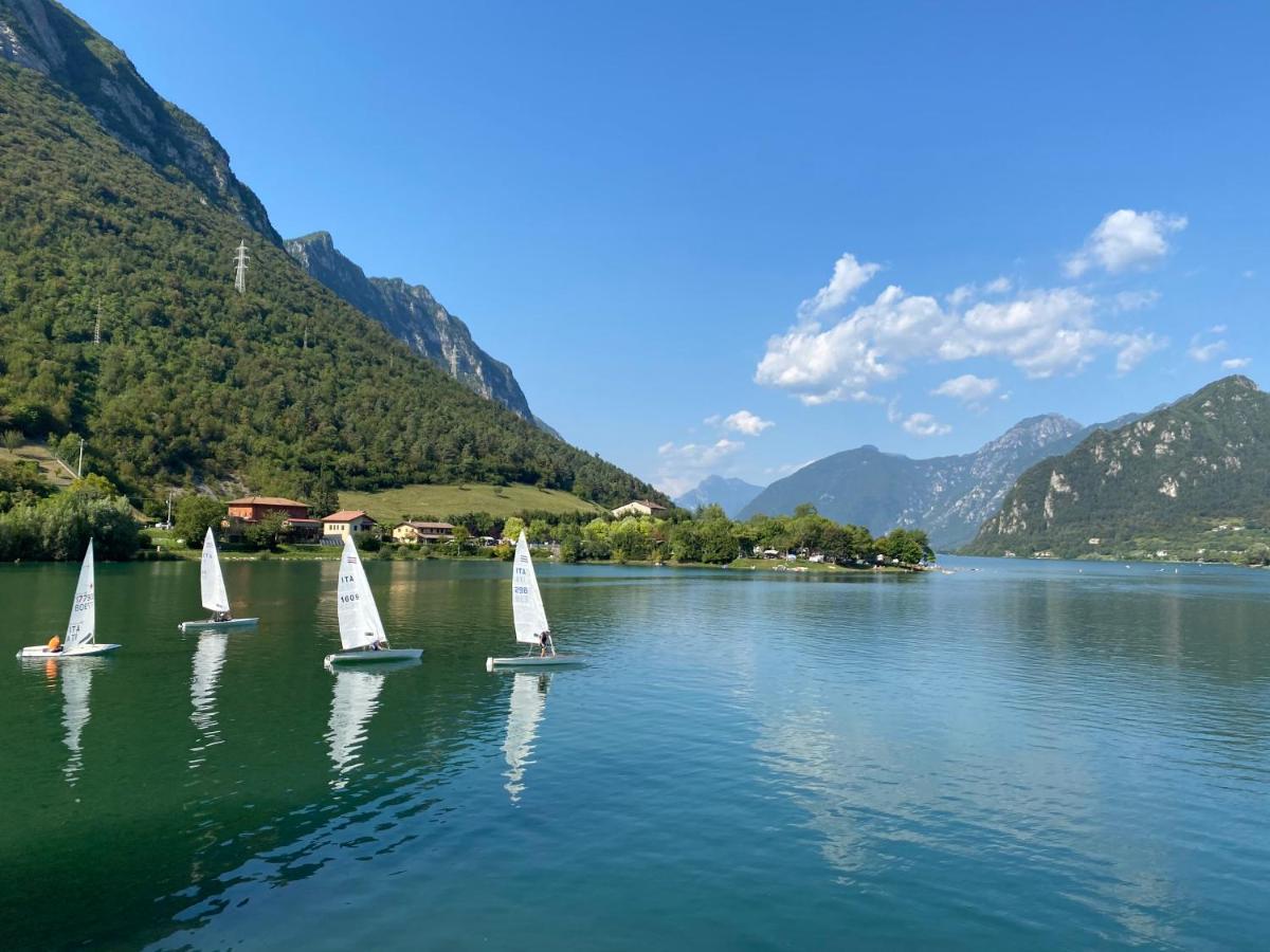 Casa Carla, Bis 4 Personen, Garten, Balkon Mit Blick Auf Den See Und Die Berge Crone Ngoại thất bức ảnh