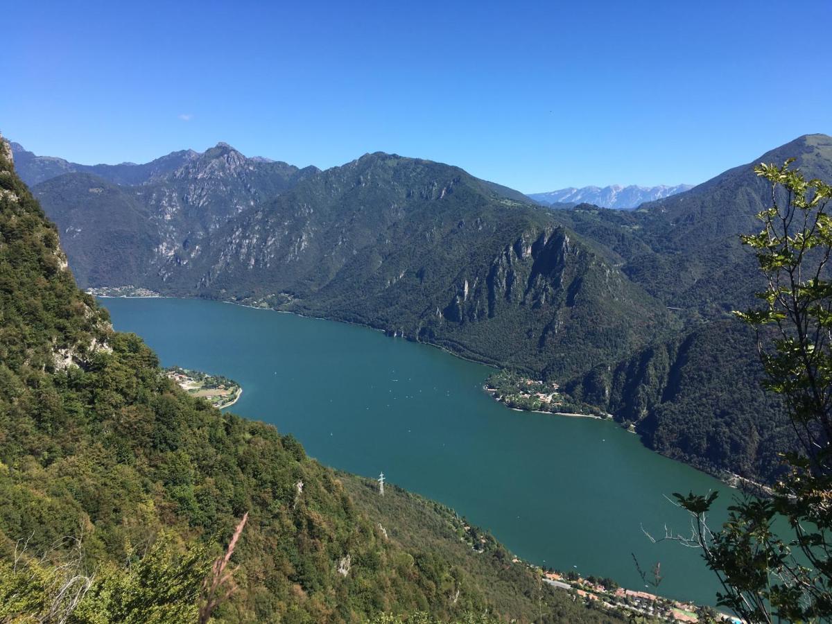 Casa Carla, Bis 4 Personen, Garten, Balkon Mit Blick Auf Den See Und Die Berge Crone Ngoại thất bức ảnh