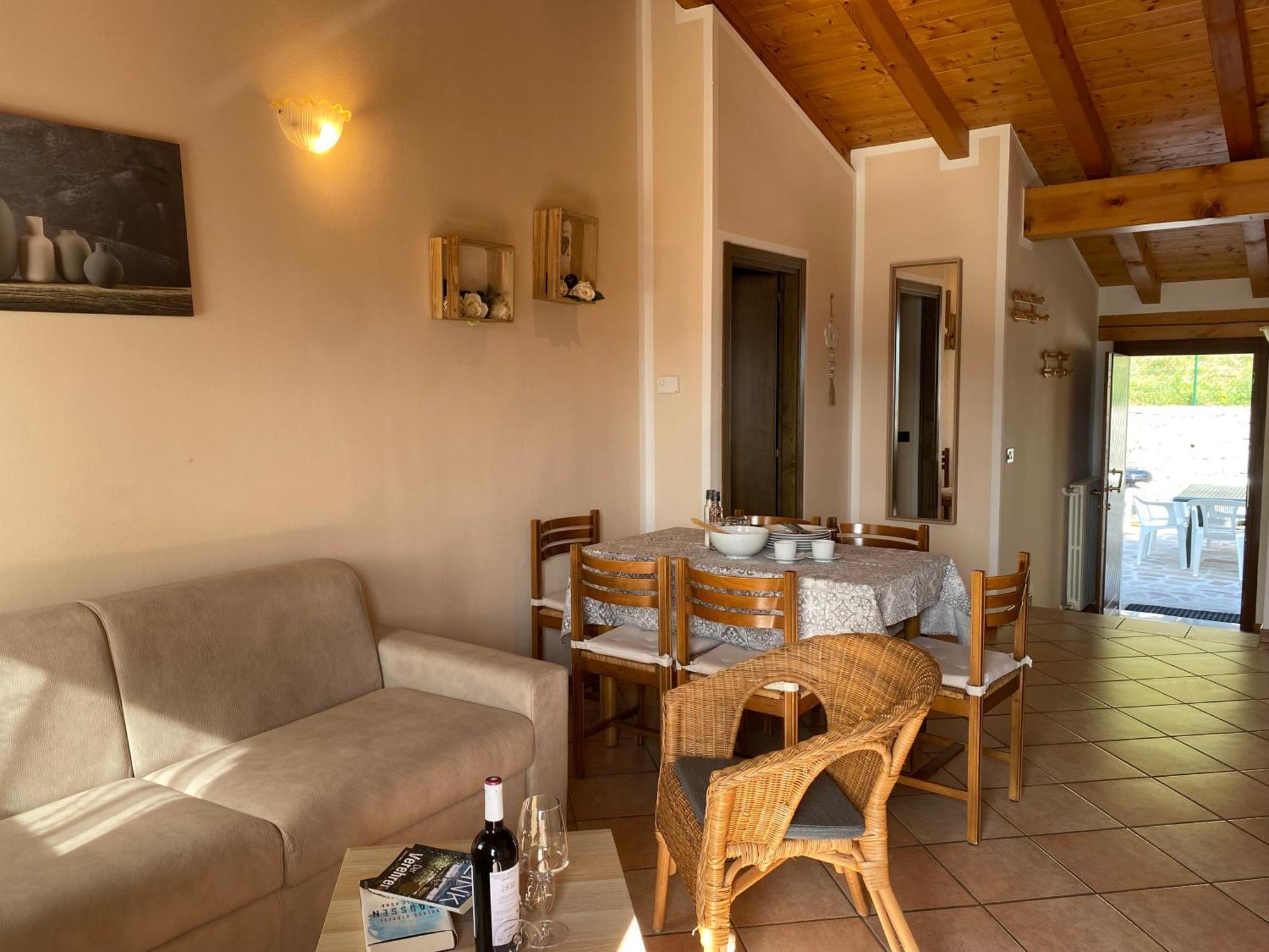 Casa Carla, Bis 4 Personen, Garten, Balkon Mit Blick Auf Den See Und Die Berge Crone Ngoại thất bức ảnh