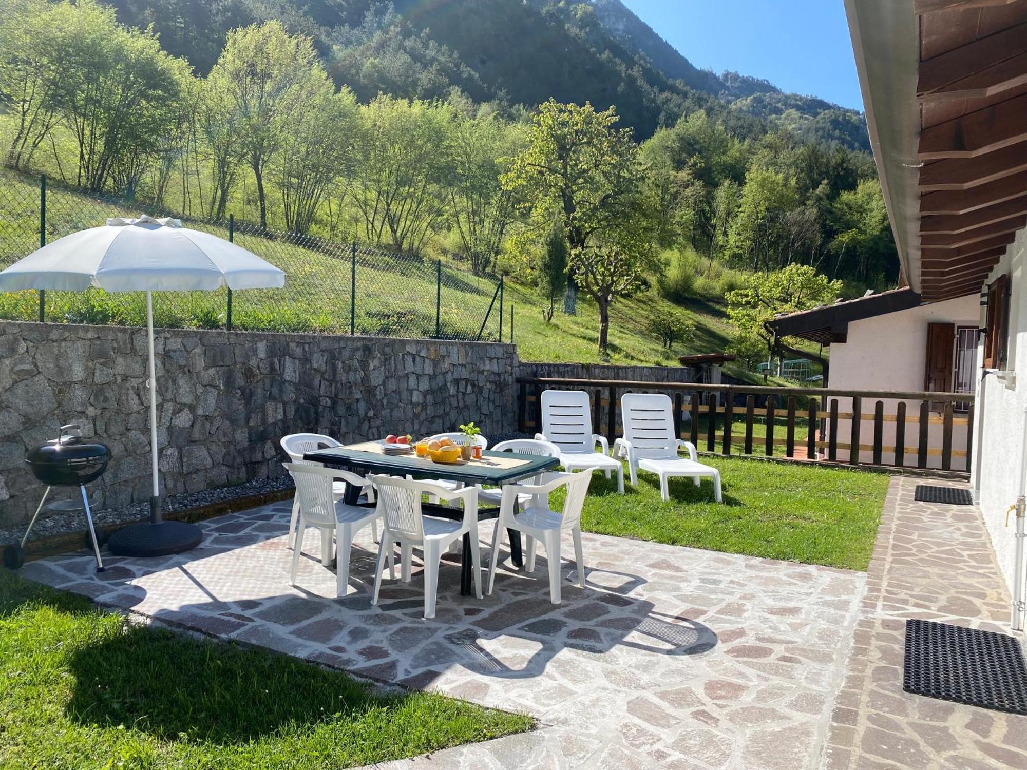 Casa Carla, Bis 4 Personen, Garten, Balkon Mit Blick Auf Den See Und Die Berge Crone Ngoại thất bức ảnh